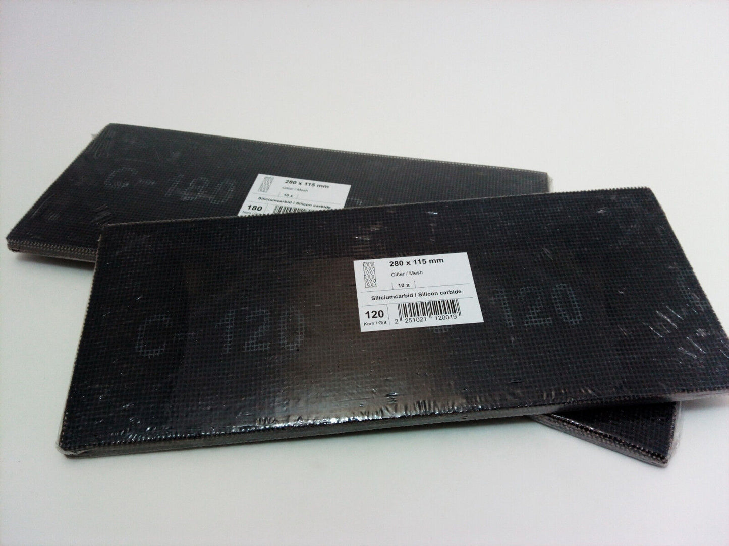 SCHLEIFGITTER / Schleifgitter-Bögen für Handschleifer - 280x115 mm - K60-180