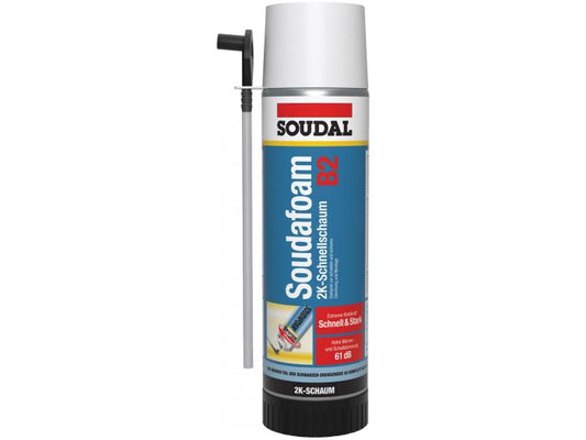 Soudal 2K B2 Soudafoam Montageschaum Zargenschaum Schaum Adapterschaum 400ml