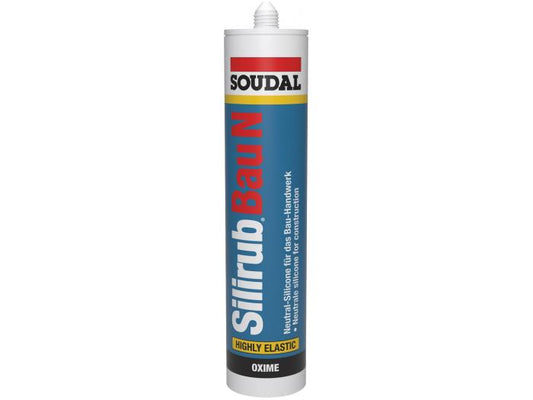 Soudal Silirub Bau N Bausilikon Silikon Silicon Dichtstoff div Farben