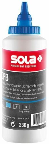 Sola Schlagschnurpulver CPB/CPR  230gr/1400gr Kreidepulver Schlagschnurkreide