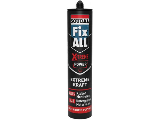 Soudal FIX ALL Ultra Tack Kleber 415gr. Kartusche schwarz Xtreme