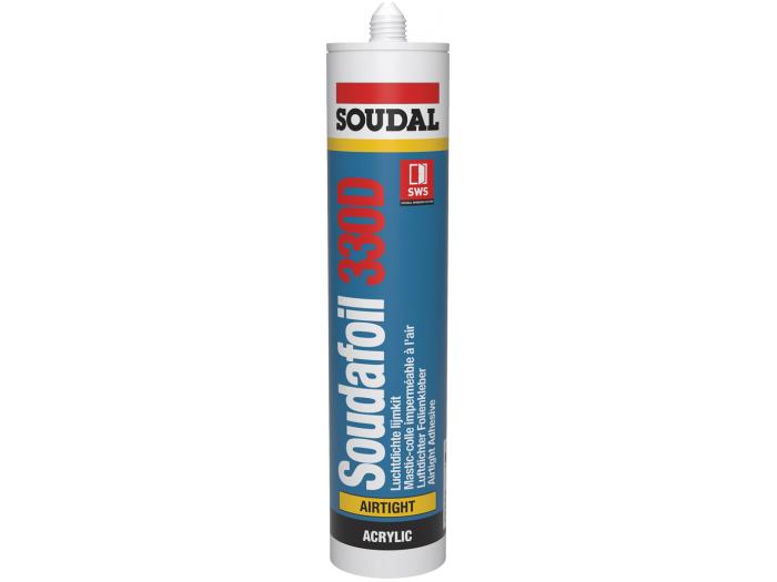 Soudal Soudafoil 330D Fensterband Fensterdichtbandkleber weiss 310ml