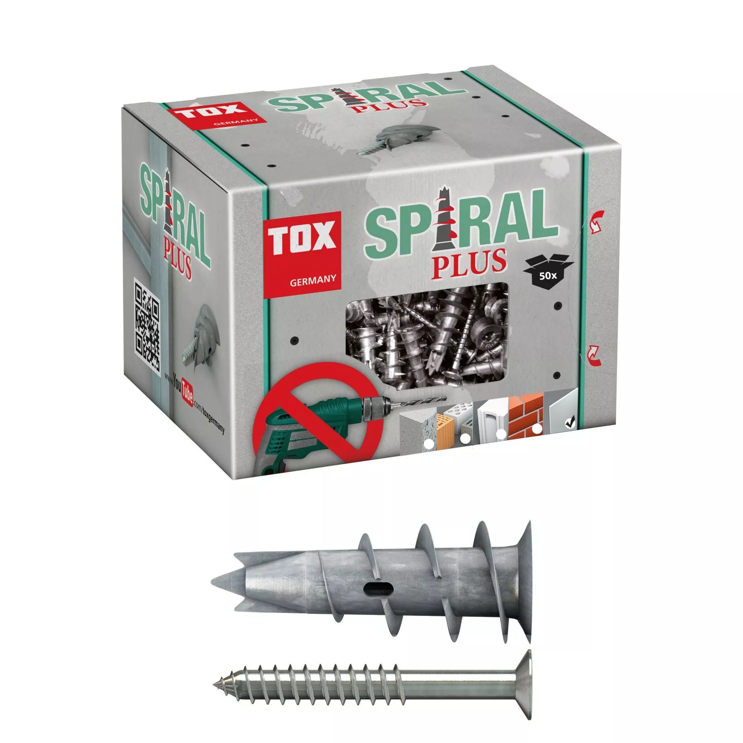 TOX-Spiral Plus 37 Gipskartondübel