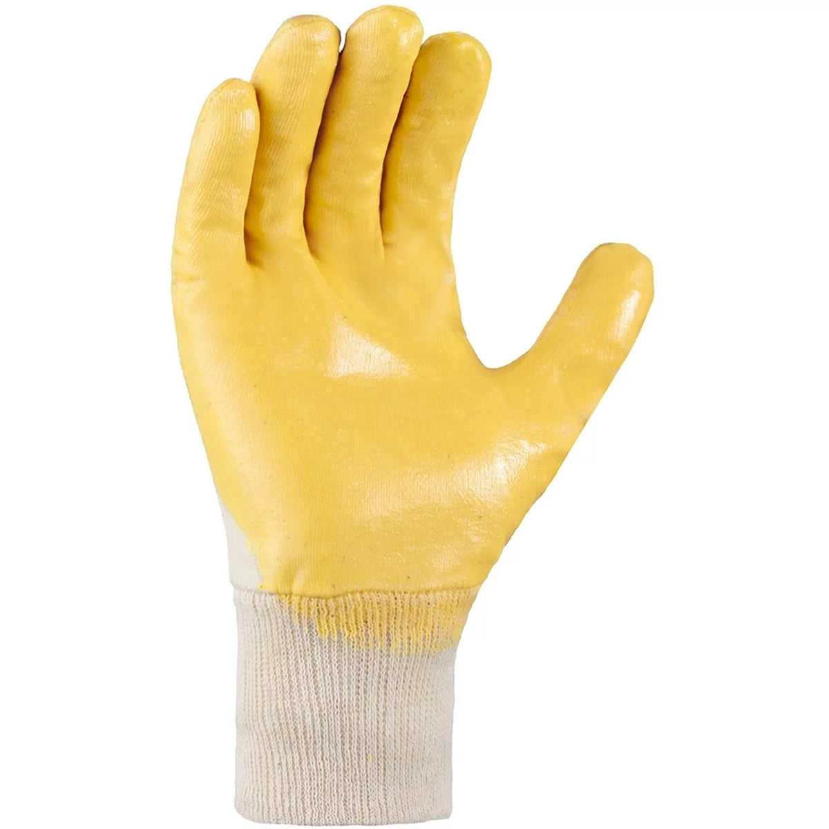 TEXXOR Arbeitshandschuhe Nitrilhandschuhe GELB Schutzhandschuhe Gartenhandschuhe